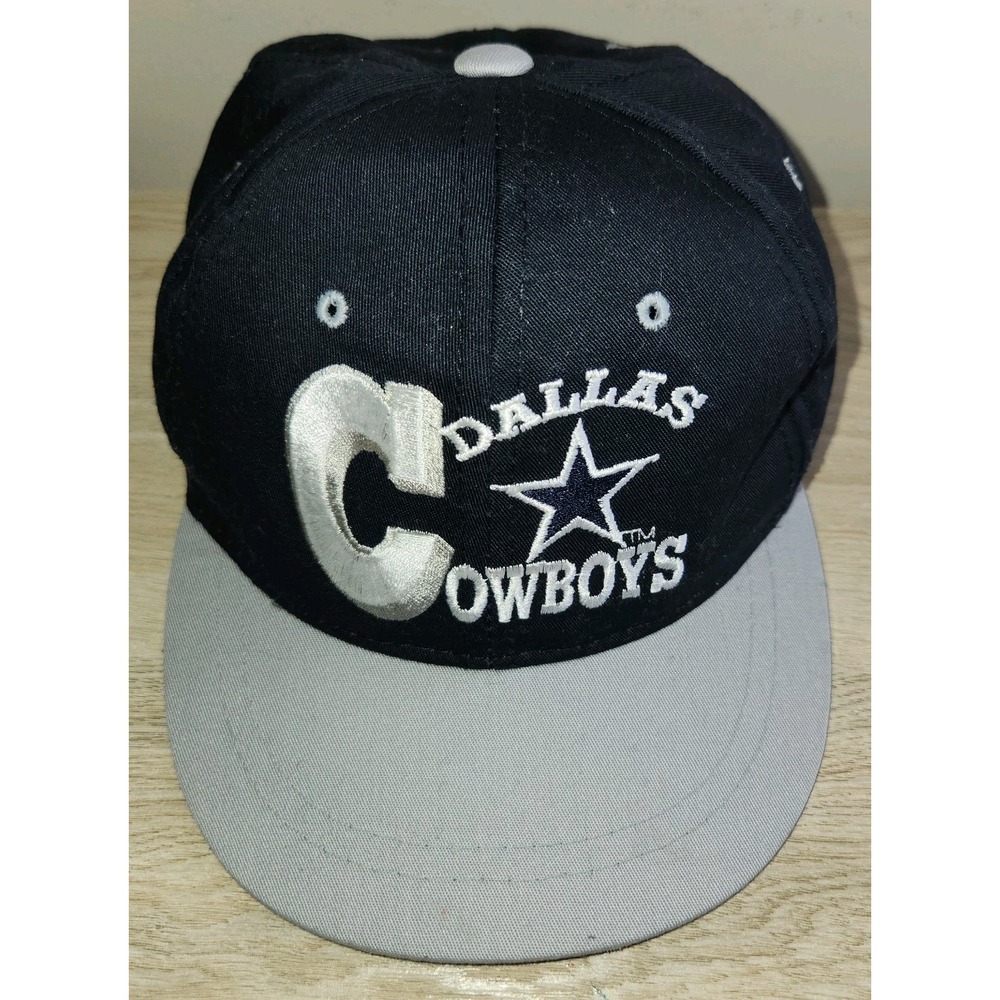 Dallas Cowboys Hat Cap Fitted Black Gray NFL Football‎ Kids Starter
